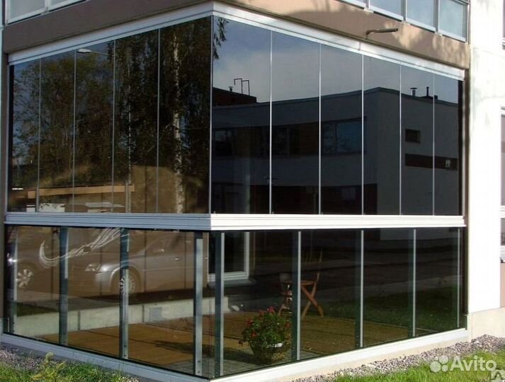 Безрамное остекление