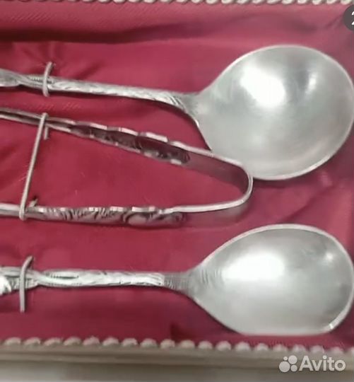 Десертные наборы ложек вилок щипцы с розой