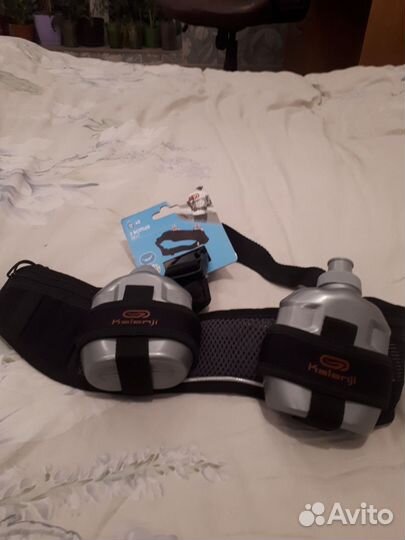 Пояс для бега с флягами