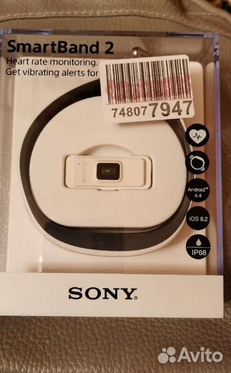 Браслет Sony SmartBand 2 SWR12 белый