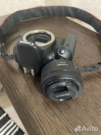 Фотоаппарат Canon eos 600d + Canon EF lens 50mm