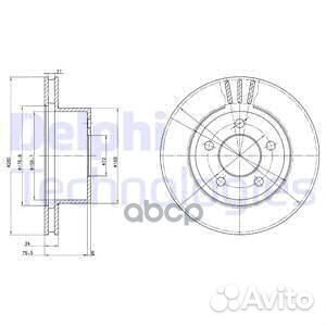 BG3533 диск тормозной передний Jeep Grand Cher