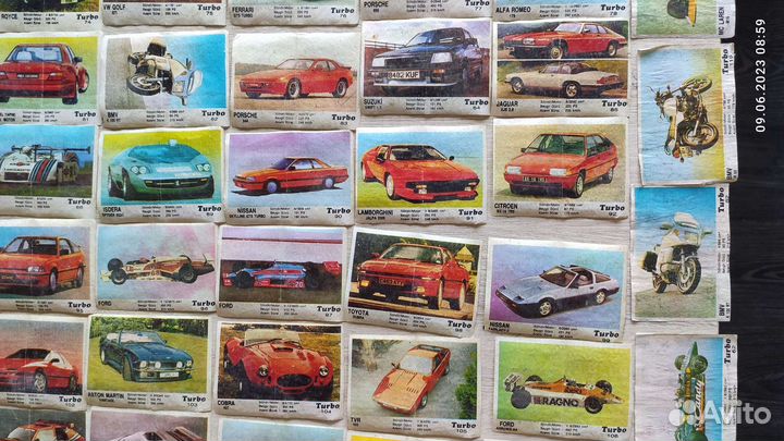 Вкладыши от жвачек