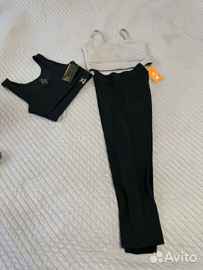 Спортивные лосины и топ 44 размер