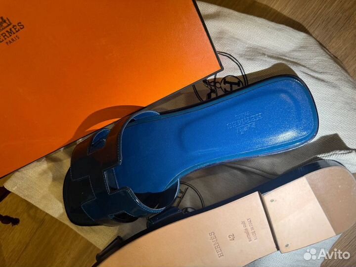 Шлёпки hermes premium