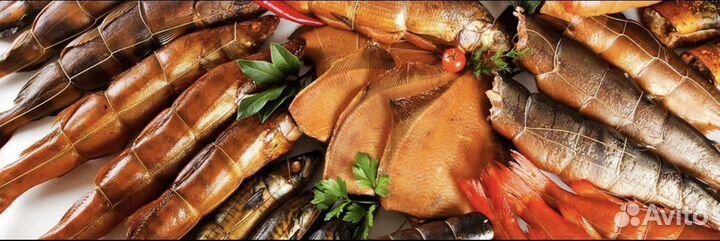 Рыба, мясо горячего копчения