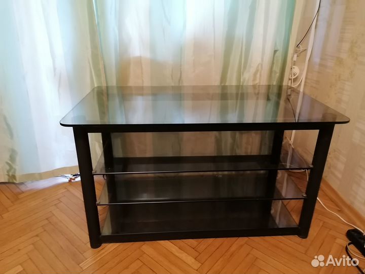 Тумба под телевизор стекло метал 62,5х108х61 см