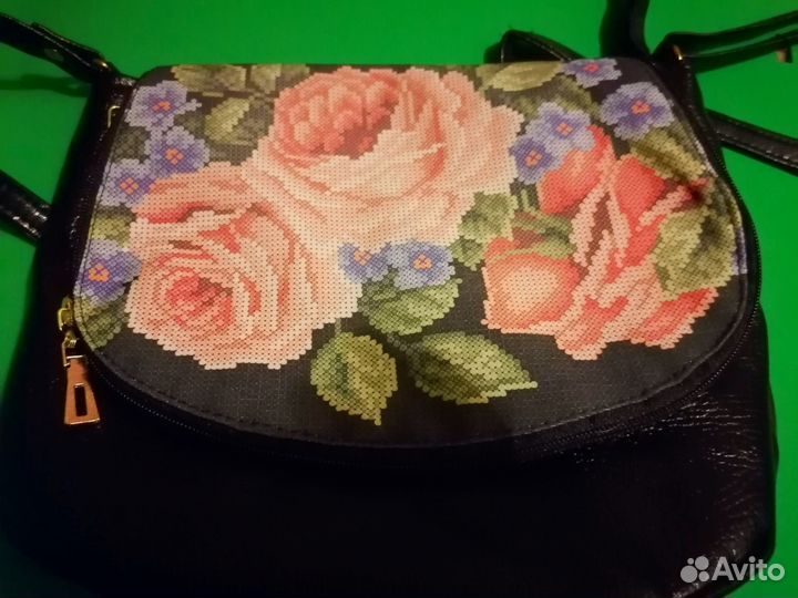 Сумка пошитая для вышивки бисером