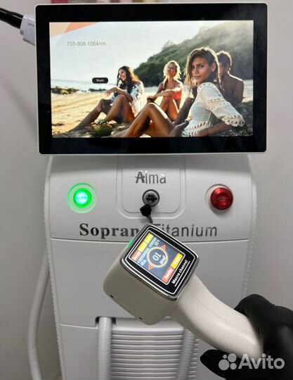 Диодный лазер titanium soprano с гарантией