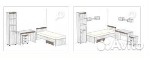 Мебель модульная в детскую комнату