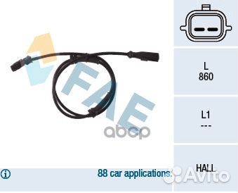 Датчик ABS Renault 78120 FAE