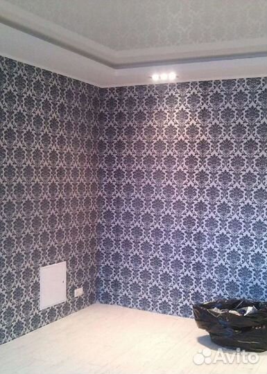 Поклейка обоев