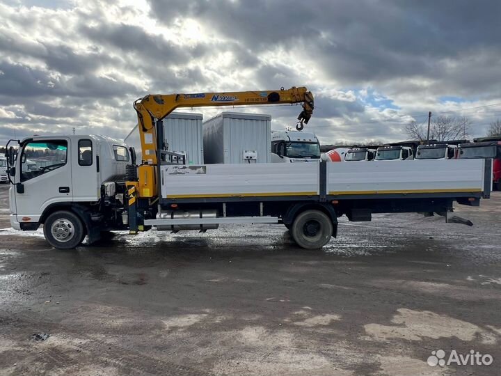 Бортовой грузовик JAC N90 с КМУ XCMG, 2023