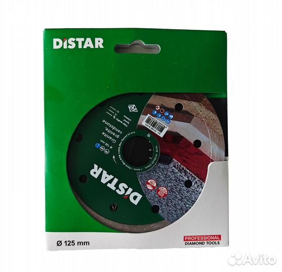 Диск Алмазный distar Granite 125мм