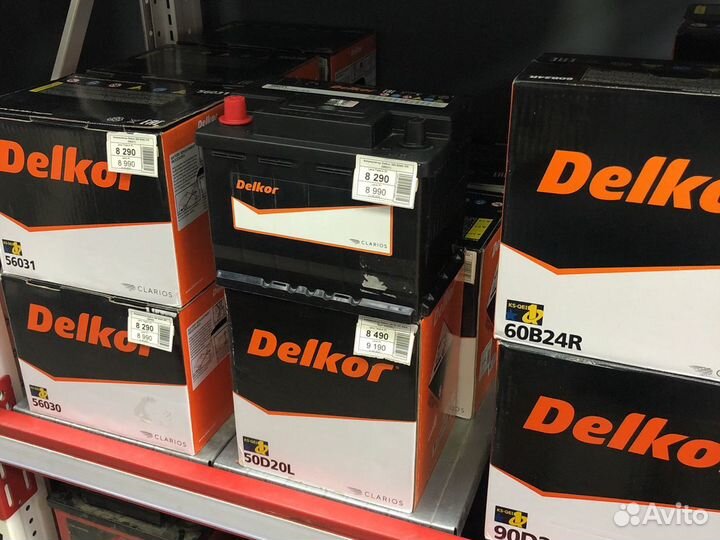 Аккумулятор delkor 60 Ач- 525 А