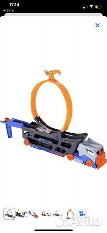 Набор игровой Грузовик Hot Wheels Stunt and go