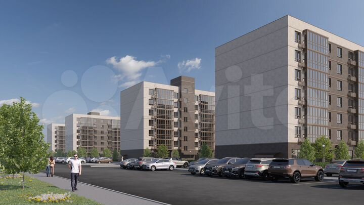 1-к. квартира, 47,8 м², 3/7 эт.