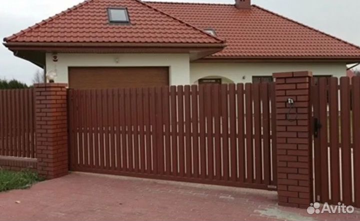 Забор металлический для дома качественно