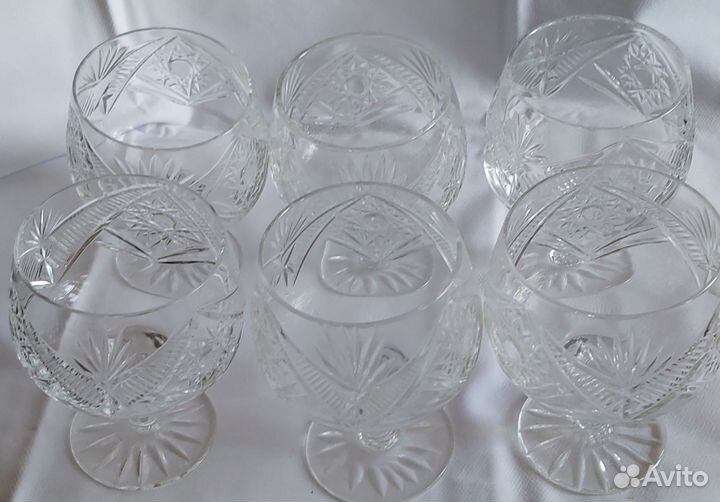 Хрустальные бокалы СССР