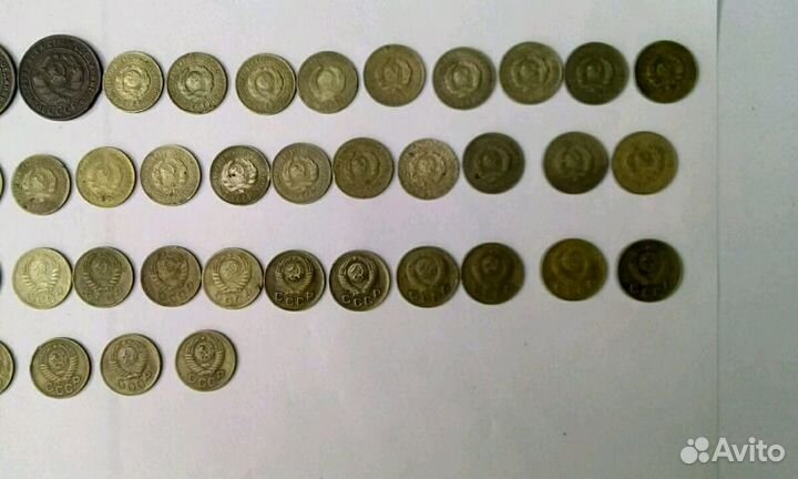 Монеты по 1 копейке с 1924 по 1957 год