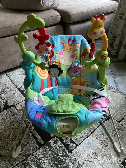 Шезлонг fisher price