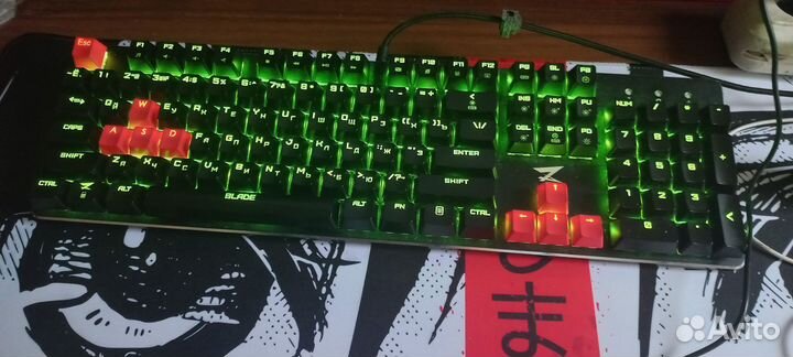 Клавиатура zet gaming blade pro blue switch