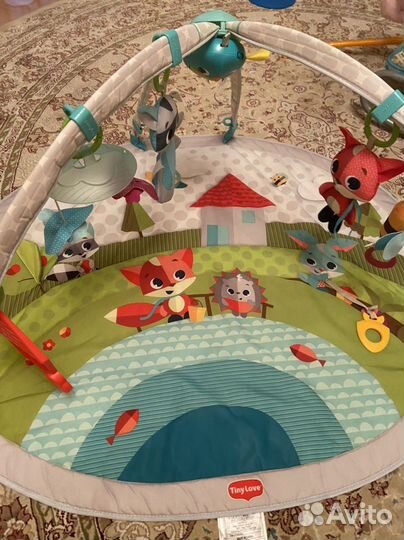 Развивающий коврик tiny love солнечная полянка