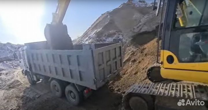 Пгс песок отсев с доставкой