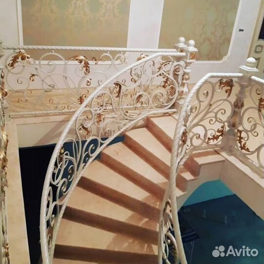 Перила кованые для лестниц
