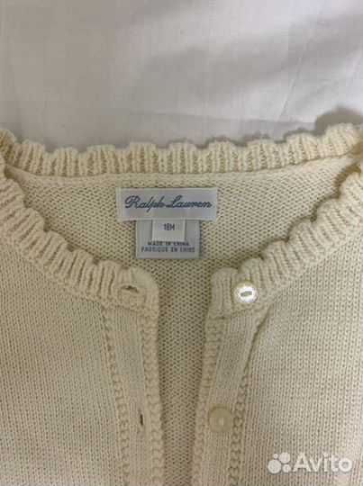 Кардиган Ralph Lauren для девочки 18 месяцев