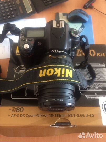Nikon D80+объектив af-s nikkor 18-135 mm f 3.5-5,6