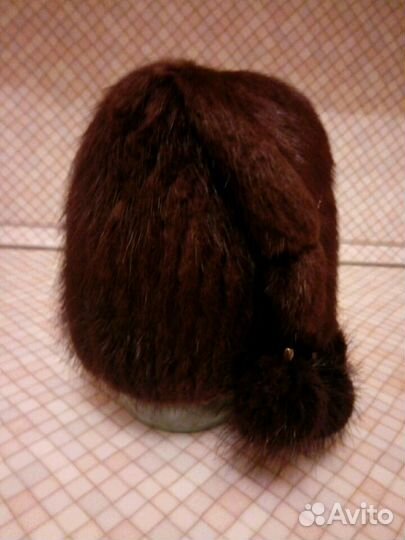 Норковая шапка. Натуральный мех