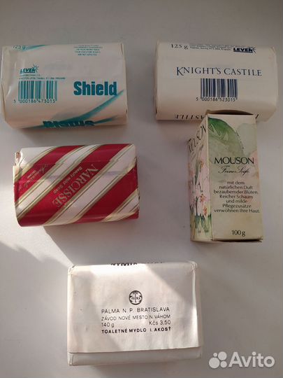 Винтажное мыло Ретро Англия Италия разное