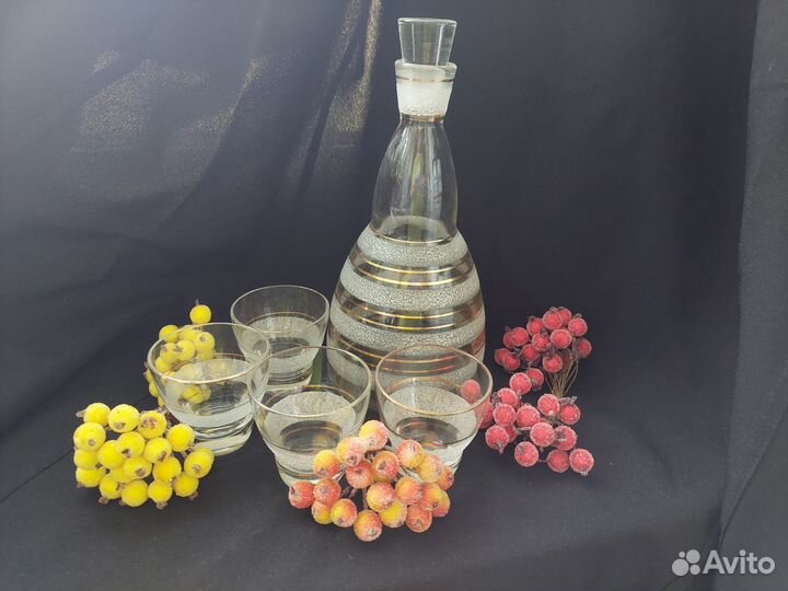 Штоф графин СССР насыпное стекло