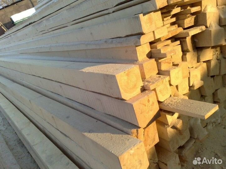 Брусок обрезной естественной влажности хвоя 1 сорт