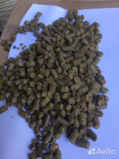 Сено гранулированное