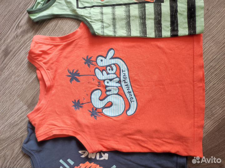 Майка летняя для мальчика 104-110-116
