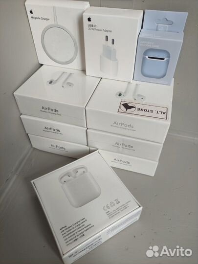 Беспроводные наушники airpods 2 Новые (2023)