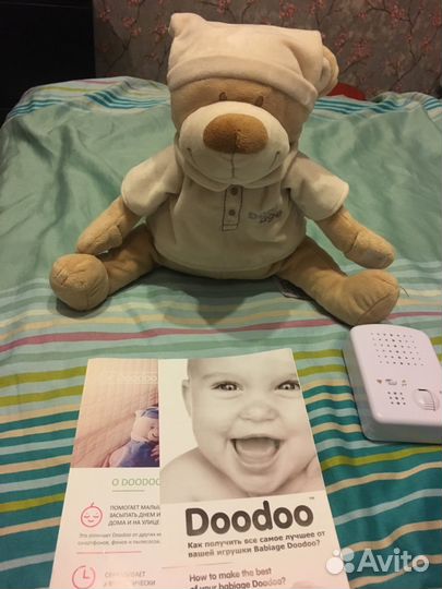 Мишка Doodoo игрушка для сна малыша
