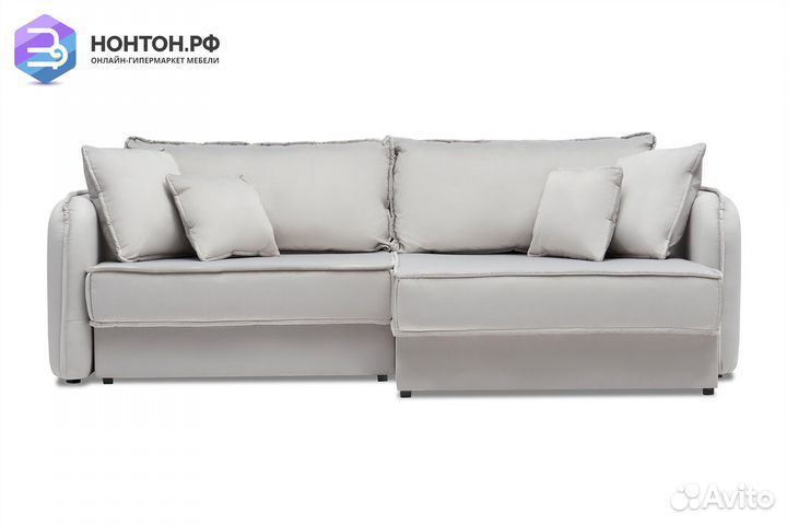 Диван угловой тик-так Антей серый