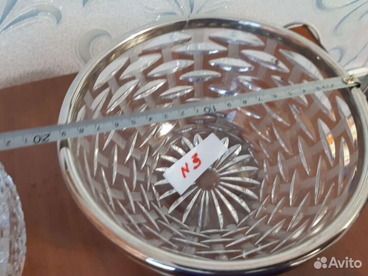 Салатники хрустальные. Времён СССР