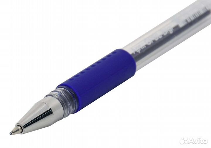 Ручка синяя гелевая lite 12 Шт 0,5 мм Канцелярия
