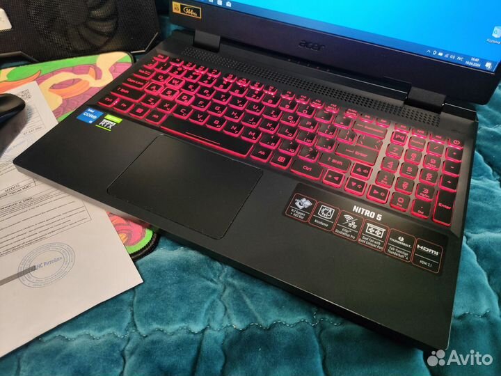 Acer Nitro 5 i5 12500 + RTX 3050 на гарантии