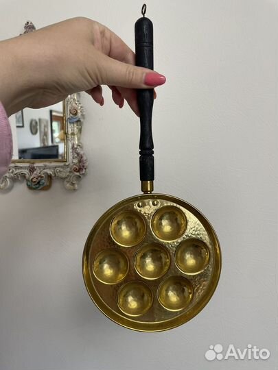 Подсвечники, сковорода-латунь, медный зольник