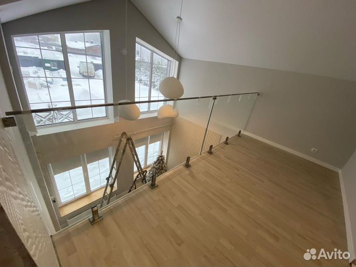 Перила из закаленного стекла