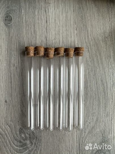 Пробирки декоративные 6 шт, 20*150 мм