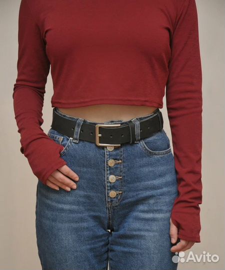 Кожаный ремень натуральный