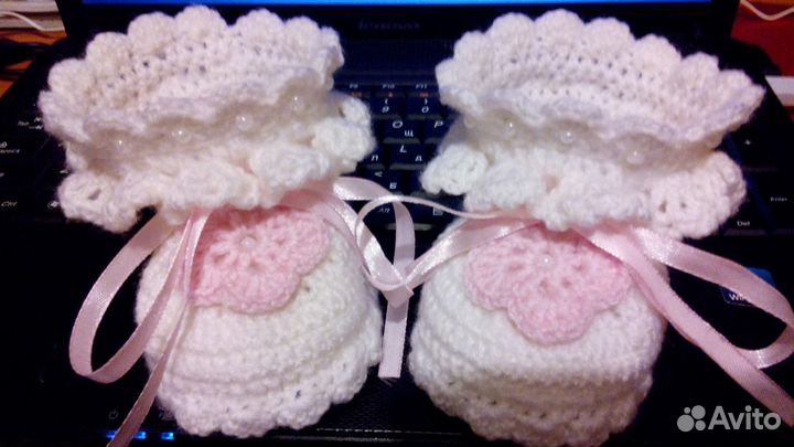 Пинетки вязаные (handmade)