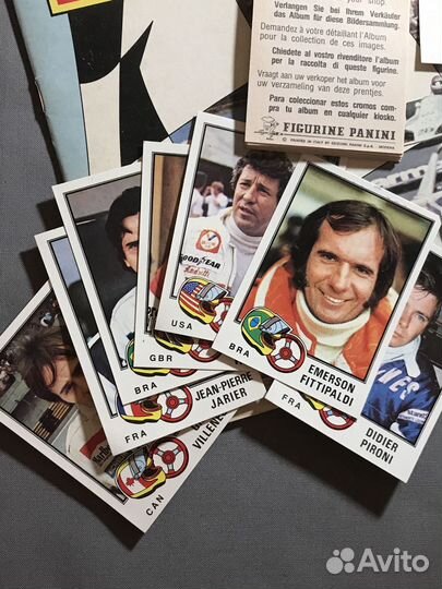 F1 Grand Prix 1980 Panini. Сет+Альбом