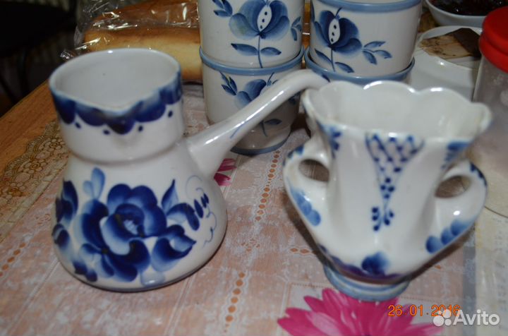 Гжель 8 предметов